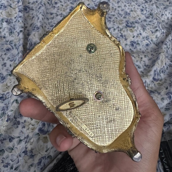 Vintage Floral Grand Piano Music Box Sankyo Japan Jewelry Trinket Display Decor - Picture 6 of 7